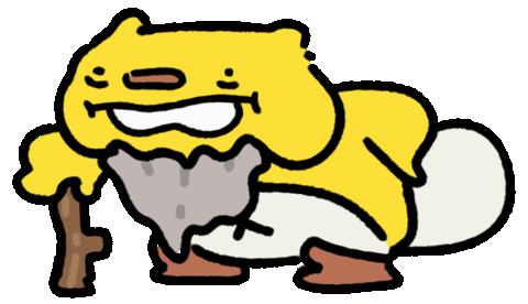 Stick Shaking Sticker