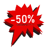 Sale Flash Sticker by Origami Bikini
