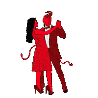 In Love Darkside Sticker by DarkSide® Books