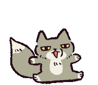 Happy Tibetan Sand Fox Sticker