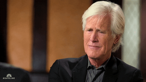 Keith Morrison Chin Touch GIF by Dateline NBC
