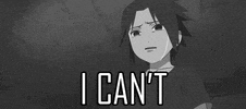 black and white crying GIF