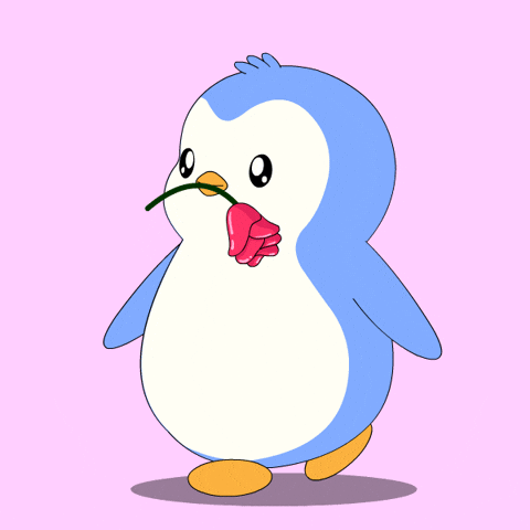 Celebration Love GIF by Pudgy Penguins