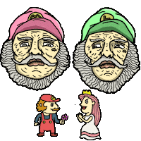 Super Mario Brother Sticker