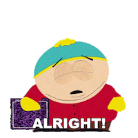 All Right Cartman Sticker by South Park