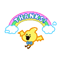 Thank U Sticker by DINOSALLY