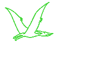 Dinosaur Pteranodon Sticker by Ziggy Savella