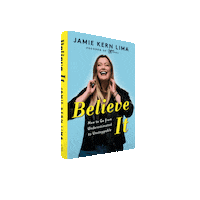 JamieKernLima book believe believe it jkl Sticker