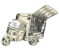 Bookmobile Sticker by The Sketchbook Project