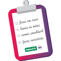 Corona Mude1Habito Sticker by Unimed