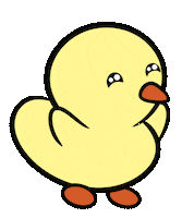 DuckieandDuck happy excited yay duck Sticker