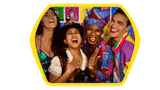 Happy Burning Man Sticker by Burning Man: The Musical