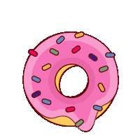 simpsons donut Sticker by HoleyToledough