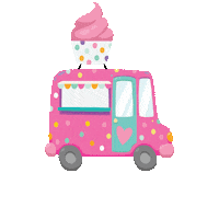 TwinkleSprinklesAU cake australia ice truck Sticker