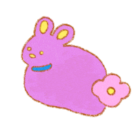 onnatnicha rabbit usagi sprinkleoncake sprinkle on cake Sticker