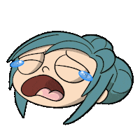 Sad Girl Crying Sticker