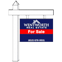 Home Sign Sticker by WentworthRealEstate