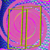 xenoself optical illusion spinning cube apparent motion GIF