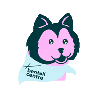 BentallCentreYVR dog bentallcentre bentall bentallyvr Sticker