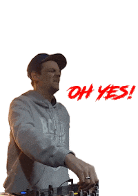 party yes Sticker by Dezibl Bolinger