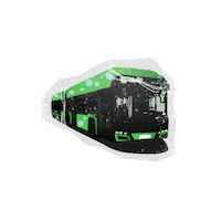 Bergisch Gladbach Bus Sticker by House of Yas