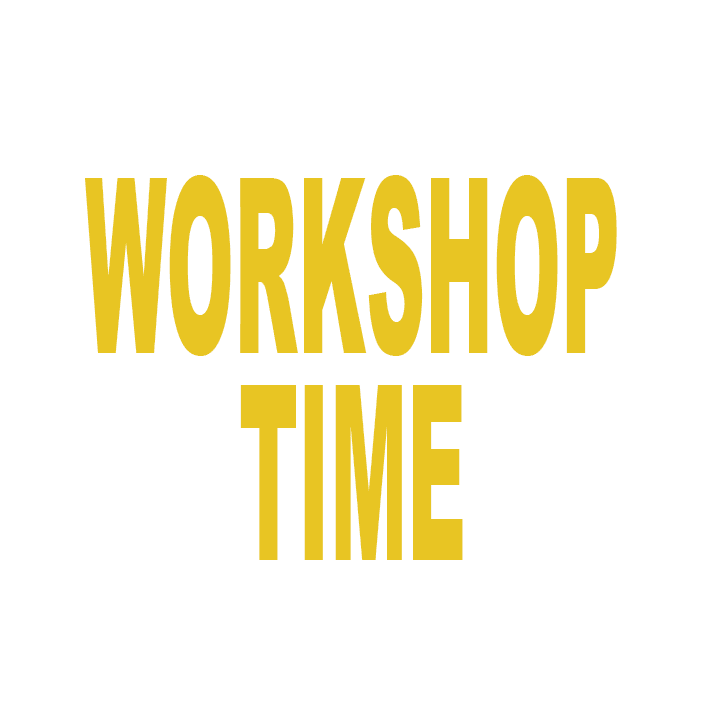Workshop Letters Sticker by lexRocket