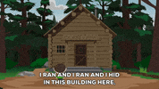 forest running GIF by South Park 