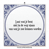 Verandering Dromen GIF by Tegelspreuken.nl