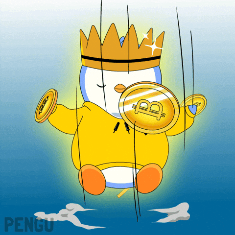 Crypto Pray GIF by Pudgy Penguins