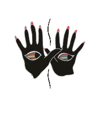 Magic Eye Roll Sticker by Morning Moon