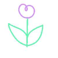 tea_creative flower color flash blik Sticker