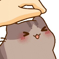 Pat Pat Neko Sticker by Bichi Mao
