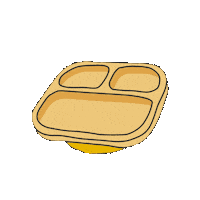 Plate Bamboo Sticker by mychillkitchenette