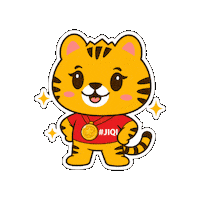 Happy Tiger Sticker by IQI Concept