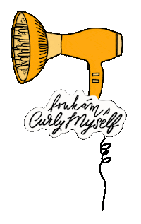 Foukám Sticker by CurlyMyself