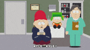 kyle broflovski GIF by South Park 