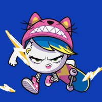 Toikido running run skate skateboard GIF