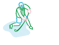 Hockey Player Sticker by Vaudoise Arena