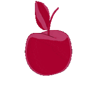 Jump Apple Sticker