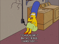 praying marge simpson GIF