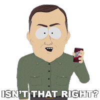 That Is Right Dr Pepper Sticker by South Park