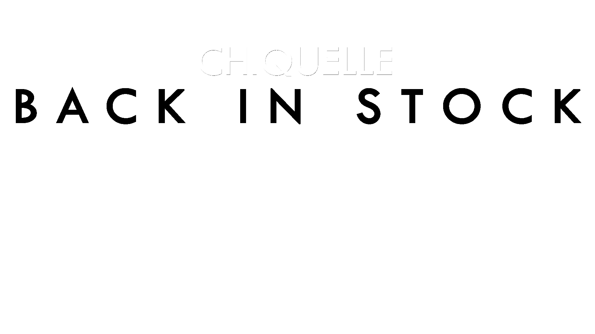 CHIQUELLE giphyupload back in stock chiquelle Sticker