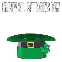 St Patricks Day Leprechaun Sticker by Croakey