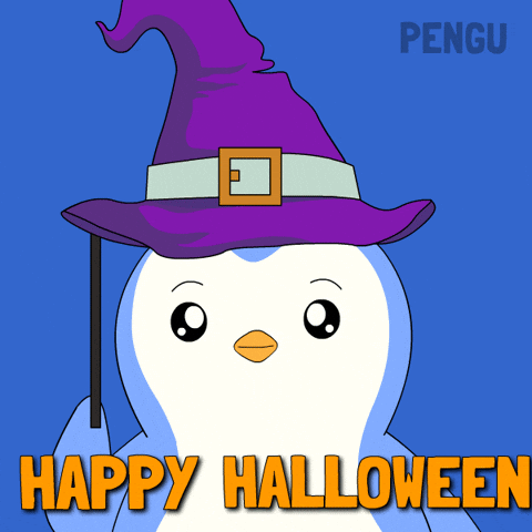 Trick Or Treat Halloween GIF by Pudgy Penguins