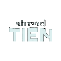 Strandtien Oss geffen strand 10 strand tien Sticker