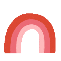Rainbow Color Sticker by Jade Mortreau