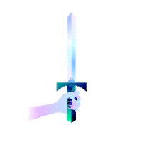 mysticmondays magic sword spirit tarot Sticker