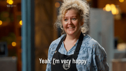 Happy Cath GIF by MasterChefAU