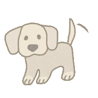 Happy Dog Sticker