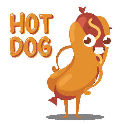 Hot Dog Twerk Sticker by Loot Crate
